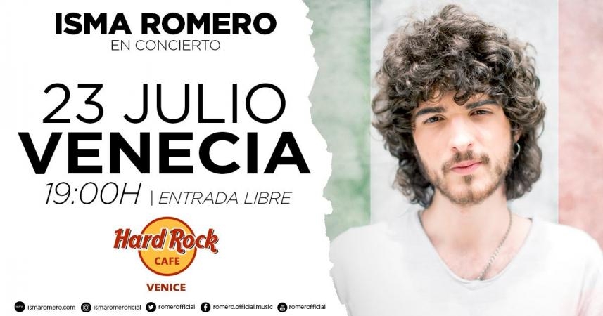 ISMA ROMERO ANUNCIA FECHA EN ITALIA